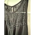 Iz Byer Black Lace Dress  XS X-Small Mini Goth‎ Whimsigoth Dark Party Sleeveless Photo 1