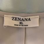 Zenana Outfitters  Soft Gray V-Neck Blouse Photo 1