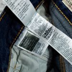 Levi's Premium Ankle Column Denim Midi Jean Skirt Size 24 Dark Wash Blue Photo 6