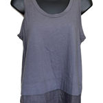 Madewell  Tank Top Sz‎ XS Gray Sheer Boho Contemporary Photo 0