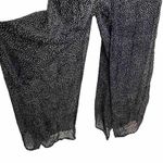 Jonathan Simkhai Black White Polka Dot Spaghetti Strap V neck Jumpsuit Size 4 Photo 2