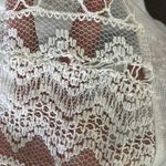 Lord and Taylor DEX NWT Sheer Ivory Lace T-Shirt Size Small Photo 10