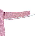 Greylin NWT  Claris Cozy Lurex Knit Sweater Collar Ruffle Pink Sparkle Medium Photo 5