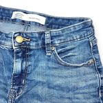 Levi's Signature  Womens Denim Blue Jean Shorts High Rise Stretch Cutoff Size 2 26 Photo 2