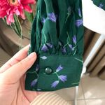 Modcloth  x Collectif Bow For The Bold Tie Back Blouse Green Photo 5