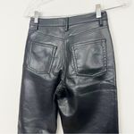 Aritzia  Wilfred The Melina Faux Leather Ankle Pants Black Size 0 Photo 8