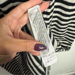 ZARA NWT  100% Wool Striped Midi Dress‎ Black/White Size Small Photo 5