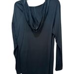 CAbi #3870 Women's Black Fireside Deep Forest Sweatshirt Hoodie Size Medium Photo 3