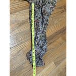 Vince Camuto Blouse Top Gold Paisley All Over Print V Neck Long Sleeve Size 1X Photo 11