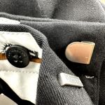 Scotch & Soda Atelier No. 4 Tailored Pants Snakeskin Trim Stretch Black XS NWT Photo 3