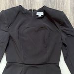 NWOT Sergio Hudson x Target Strong Shoulder Body con Black Midi Dress XS Photo 4