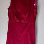 house of harlow 1960 Low Back Satin Mini Dress Fushia Pink Size 8 Photo 0