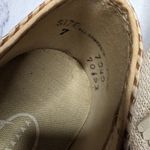 Vtg 1960s Casual Footwear Ivory Kiltie Woven Low Heel Pointed Toe Pumps 7 Photo 5