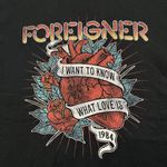 Foreigner I Want To Know What Love Is Heart Rose T-Shirt XXL Photo 1