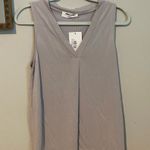 Double Zero NWT purple/gray loose tank Photo 0