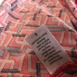 LuLaRoe Julia Red Tshirt Dress Retro Geometric Print Blue Stripes NWT Women's S Photo 4