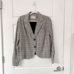 Free People NEW  Cali Plaid Blazer Dust Combo Photo 5