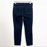 Eileen Fisher Dark Wash Mid Rise Blue Skinny Leg Jeans Stretch Casual Size 6 Photo 6