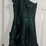 DO+BE  Boutique Green Sequin Dress Photo 1