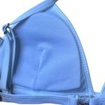 Cupshe Palm leaf green and white triangle bikini top Women’s Size Small Photo 5