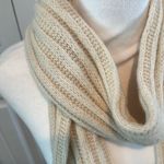 American Eagle  Outfitters Angora and Wool Blend Neutral Scarf Photo 1