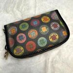 Dooney & Bourke Vintage  Stamp Medallion Multi Color Pouch Photo 1