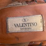 Valentino Garavani Valentino Rockstud textured leather ankle-wrap espadrille flat sandal IT 39 US 9 Photo 12