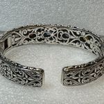 Sterling Silver Robert Manse 18K & 925 Multicolor Gemstone Cuff Bangle Bracelet Photo 4