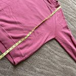 Anthropologie Crossly made in Italy 100% cotton beautiful dusty rose jersey sweatshirt Photo 4