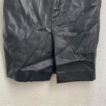 ZARA 2398/233/800 Black Faux Leather MIDI Pencil Skirt Size XS Photo 6