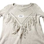 Show Me Your Mumu Frances mellow fringe pullover Cream Sweater Size small Photo 5