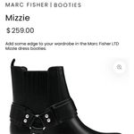 Marc Fisher EUC Leather Mizzie Moto
Boots Black Size 9Retail $259.00 Photo 2