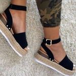 Black Espidrilles Size 6.5 Photo 0