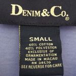FINAL MARKDOWN 𝅺Denim and company top small Photo 5
