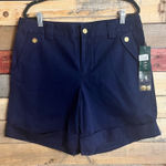 Ralph Lauren Lauren Ralph‎ Lauren Navy Shorts Size 10 Photo 0