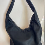 Banana Republic Black Slouchy Leather Large Tote Hobo Purse Photo 2