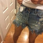 ZARA  mom fit denim shorts. Size 0 Photo 6