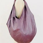 Jewels beautiful shiny lilac leather boho bag Purple Photo 1