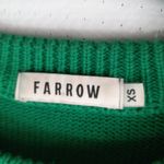 English Factory Farrow XS Cable Knit Women's Crew Neck Sweater in Kelly Green Photo 6