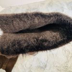 Rockport Katja Shearling Boot Size 7 Dark Brown Grommet Accent & 1" Platform Photo 14