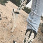 ZARA  cowboy boots cactus knee high heels western south western cowgirl Photo 10