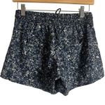 Athleta Baja Navy Blue Speckled Print Running Athletic Shorts Size 0 Photo 3