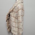 Chico's  Nikita tweed inspired fringe cardigan size 1 (medium) Photo 6