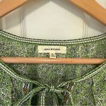 Max Studio NWOT  Floral Tie Neck Butterfly Sleeve Blouse Photo 1