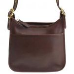 Coach VTG Janice Legacy 996 Leather Crossbody Shoulder Bag Classic Zip Brown Photo 0