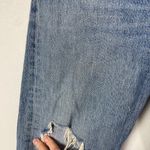 AGOLDE Women's 27 90s Mid Rise Loose Fit Distressed Light Wash Button Fly Jeans Photo 5