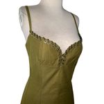 Ludovic de Saint Sernin Easy Cleavage Dress in Olive Green Medium New Womens Photo 4