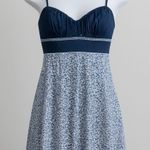 Speechless Y2K Babydoll Dress Size 5 Blue Floral Mini Indie Sleaze Coquette Photo 0