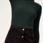 Aritzia  Wilfred‎ Centinela Faux Suede Mini Skirt in Black Size 4 Photo 0