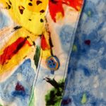 Jams World  XL Sunflower‎ Print Button Up Rayon Shirt Women's 3/4 Sleeve Boho Photo 3